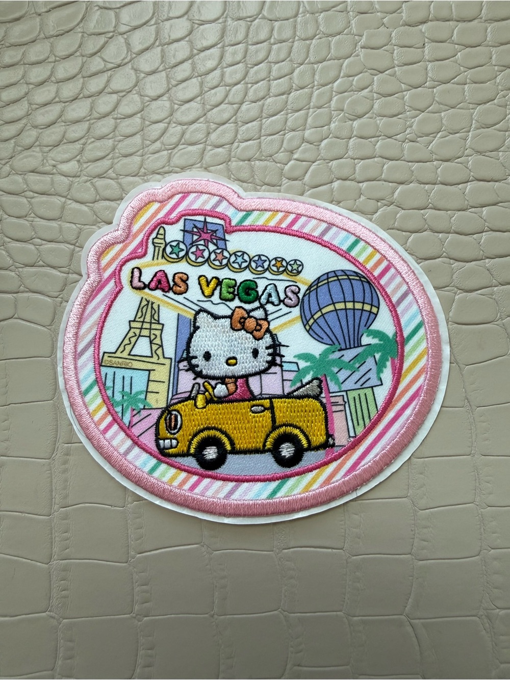 Stoney Clover Lane x Hello Kitty Las Vegas Embroidered Sticker Patch